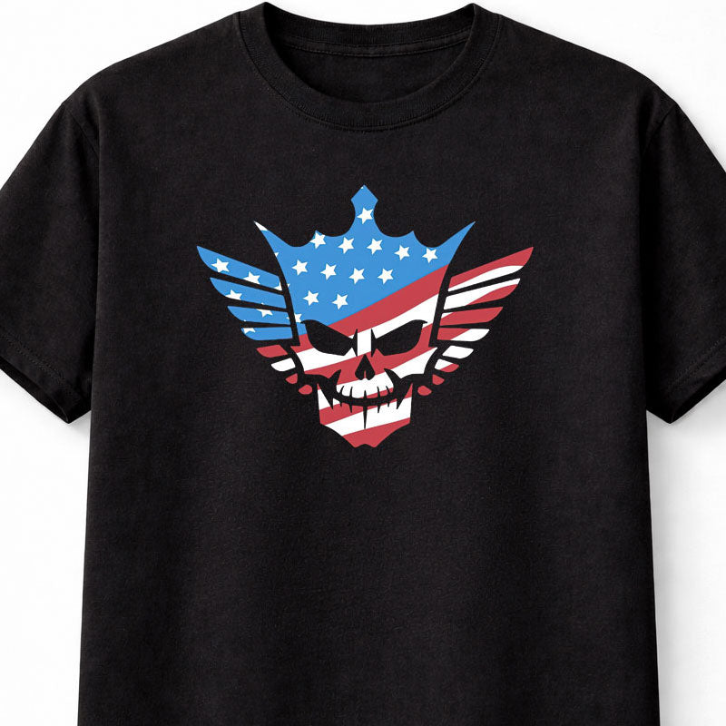 Cody Rhodes American Nightmare Inspired Patriotic Skull Wrestling Adults & Kids Unisex T-Shirt