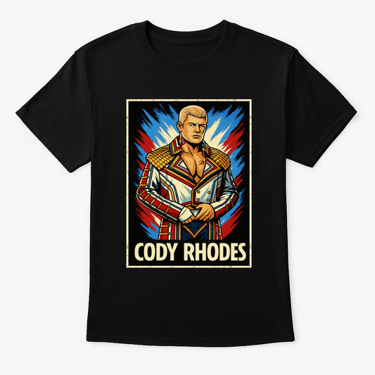 Cody Rhodes “American Nightmare” Retro Poster Unisex T-Shirt – Undisputed Fan Gear