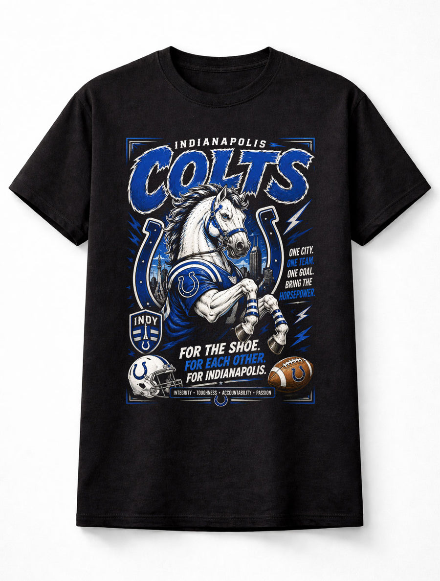 Indianapolis Colts NFL Horse Mascot Football Fan Gift Unisex T-Shirt