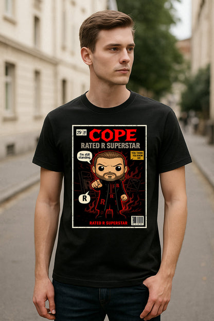 Cope Rated R Superstar Pop Comic Wrestling Unisex T-Shirt