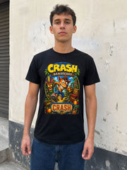 Crash Bandicoot Aku Aku Wumpa Crate Platform Game Unisex T-Shirt