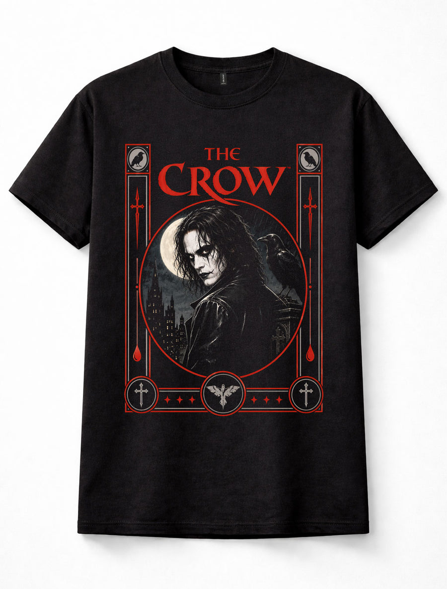 The Crow Eric Draven Gothic Brandon Lee Cult Horror Movie Unisex T-Shirt