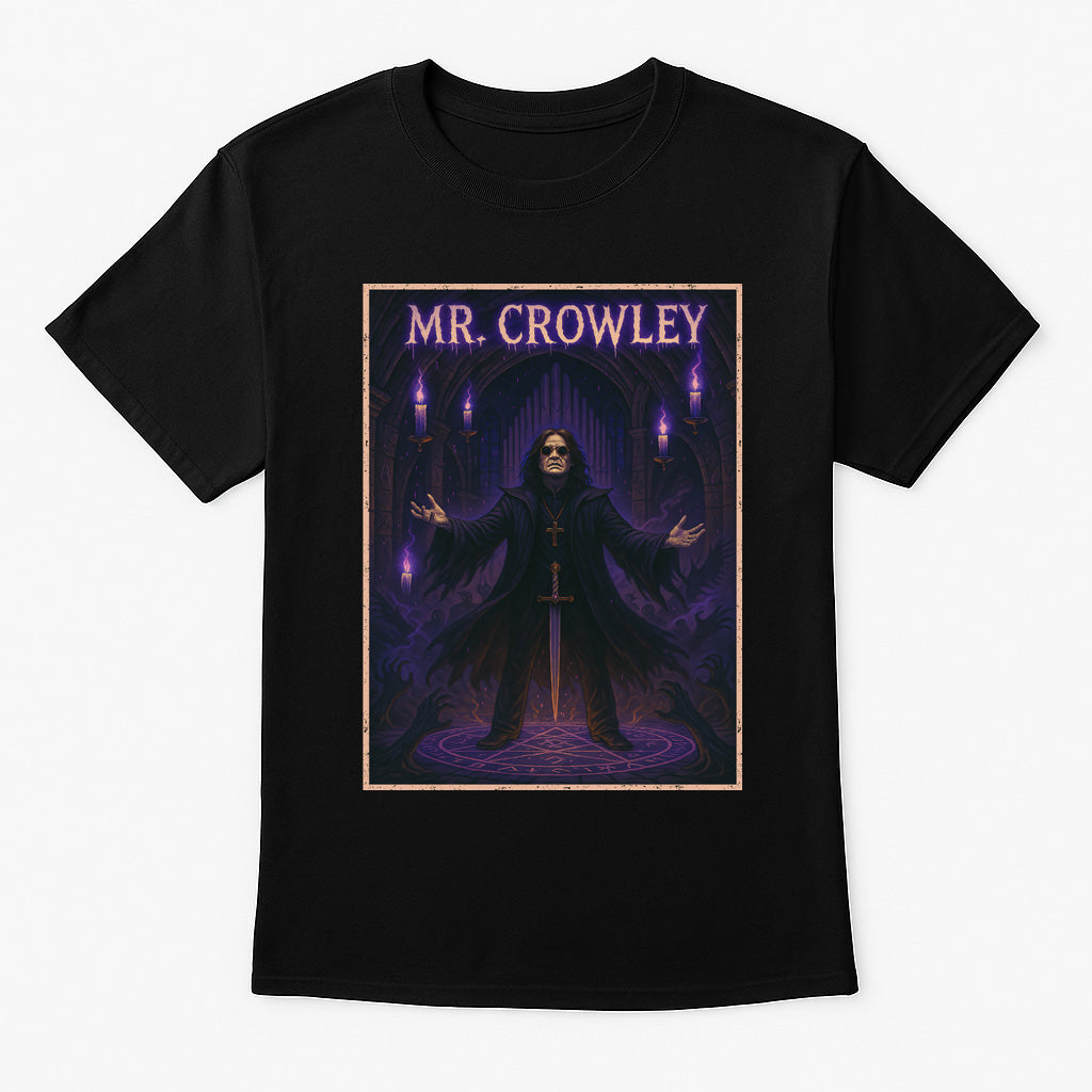 Ozzy Osbourne Mr. Crowley Unisex T-Shirt Classic Heavy Metal Rock Tee