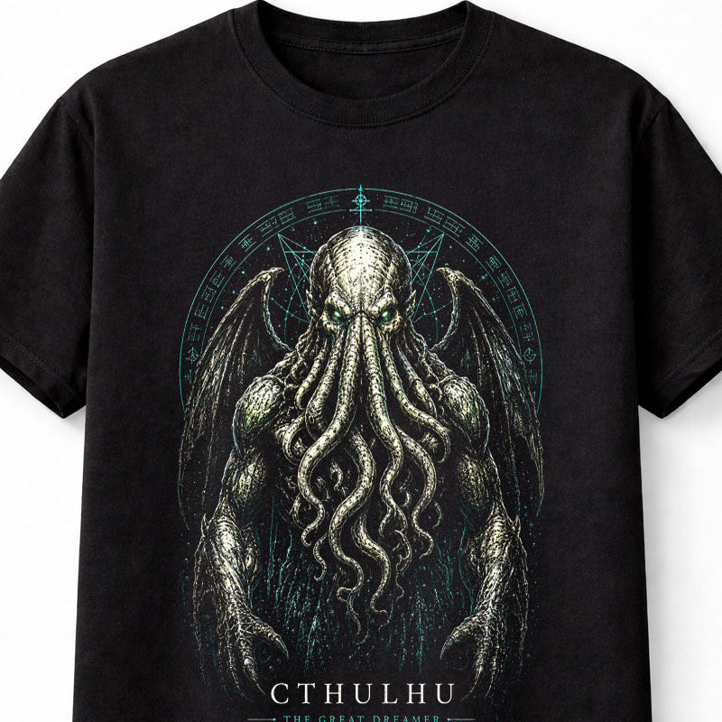 Cthulhu Lovecraft Cosmic Horror Eldritch Monster Unisex T-Shirt