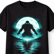 Cthulhu Cosmic Horror Lovecraft Monster Moon Graphic Unisex T-Shirt