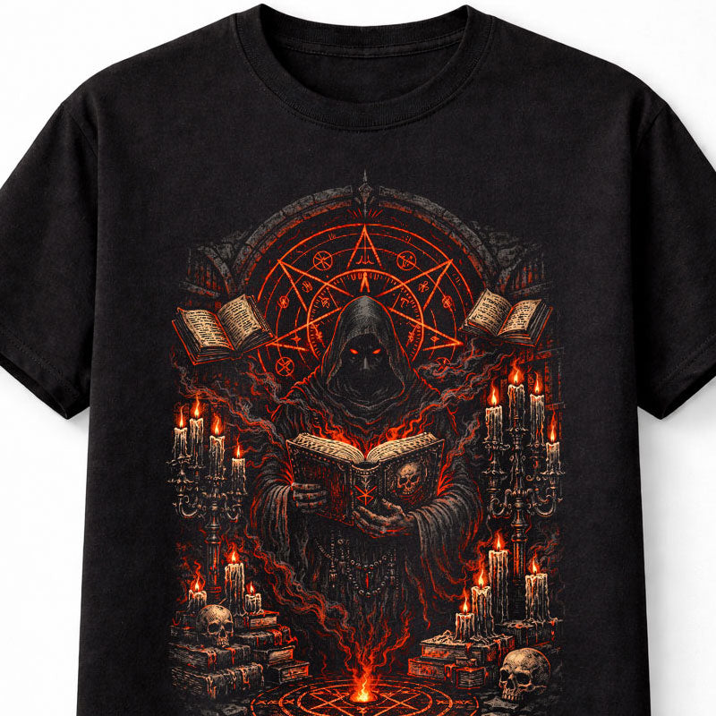 Occult Cultist Ritual Dark Magic Gothic Graphic Unisex T-Shirt