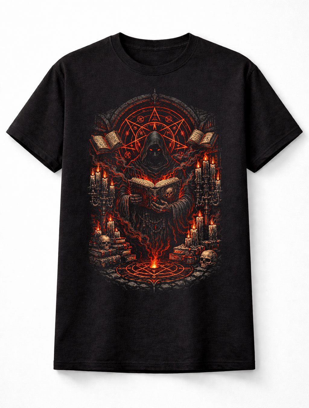 Occult Cultist Ritual Dark Magic Gothic Graphic Unisex T-Shirt