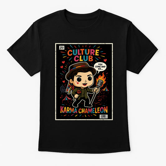 Culture Club Karma Chameleon 80s Pop Funko Pop Style Unisex T-Shirt