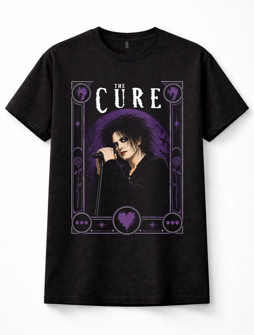 The Cure Robert Smith Gothic Rock Post Punk Alternative Music Unisex T-Shirt