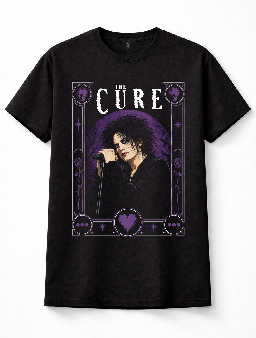 The Cure Robert Smith Gothic Rock Post Punk Alternative Music Unisex T-Shirt