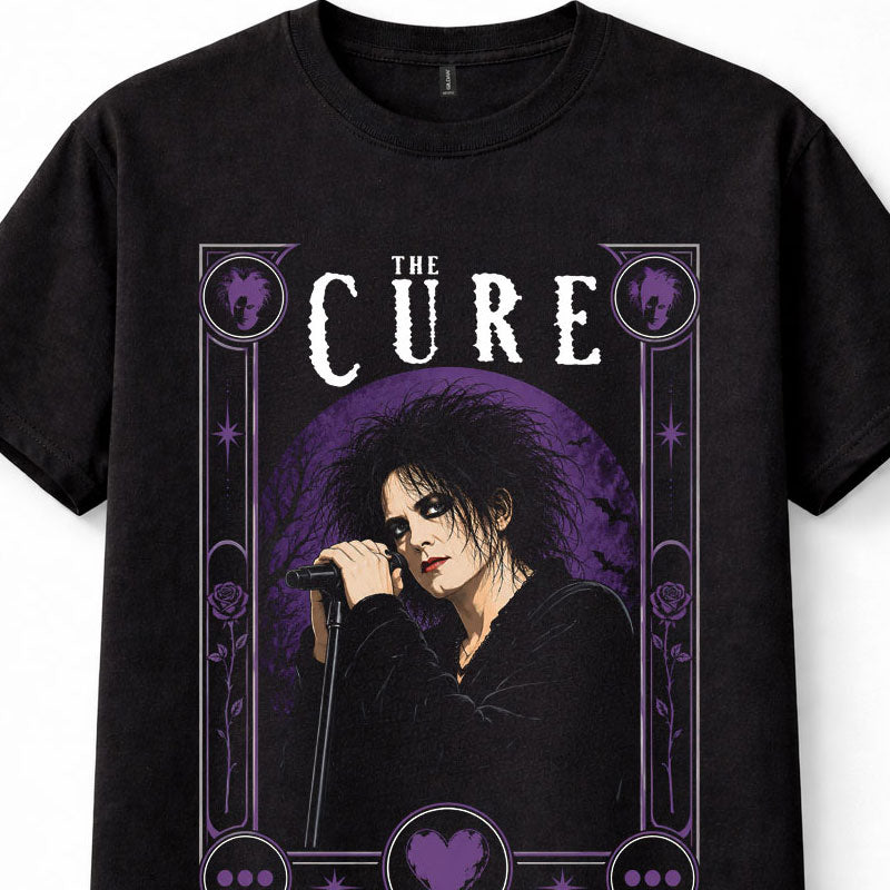 The Cure Robert Smith Gothic Rock Post Punk Alternative Music Unisex T-Shirt