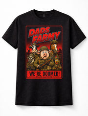 Dads Farmy We're Doomed Dad's Army Comedy Unisex T-Shirt