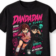 Dandadan Anime Momo Ayase Okarun Spirits Aliens Graphic Adults & Kids Unisex T-Shirt