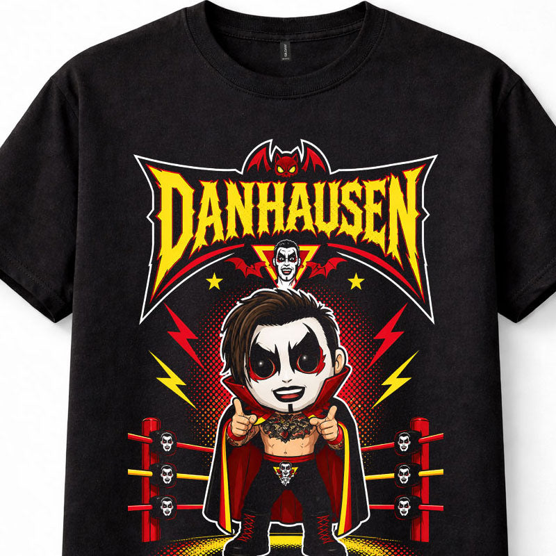 Danhausen WWE Very Nice Very Evil Wrestling Demon Pop Unisex T-Shirt