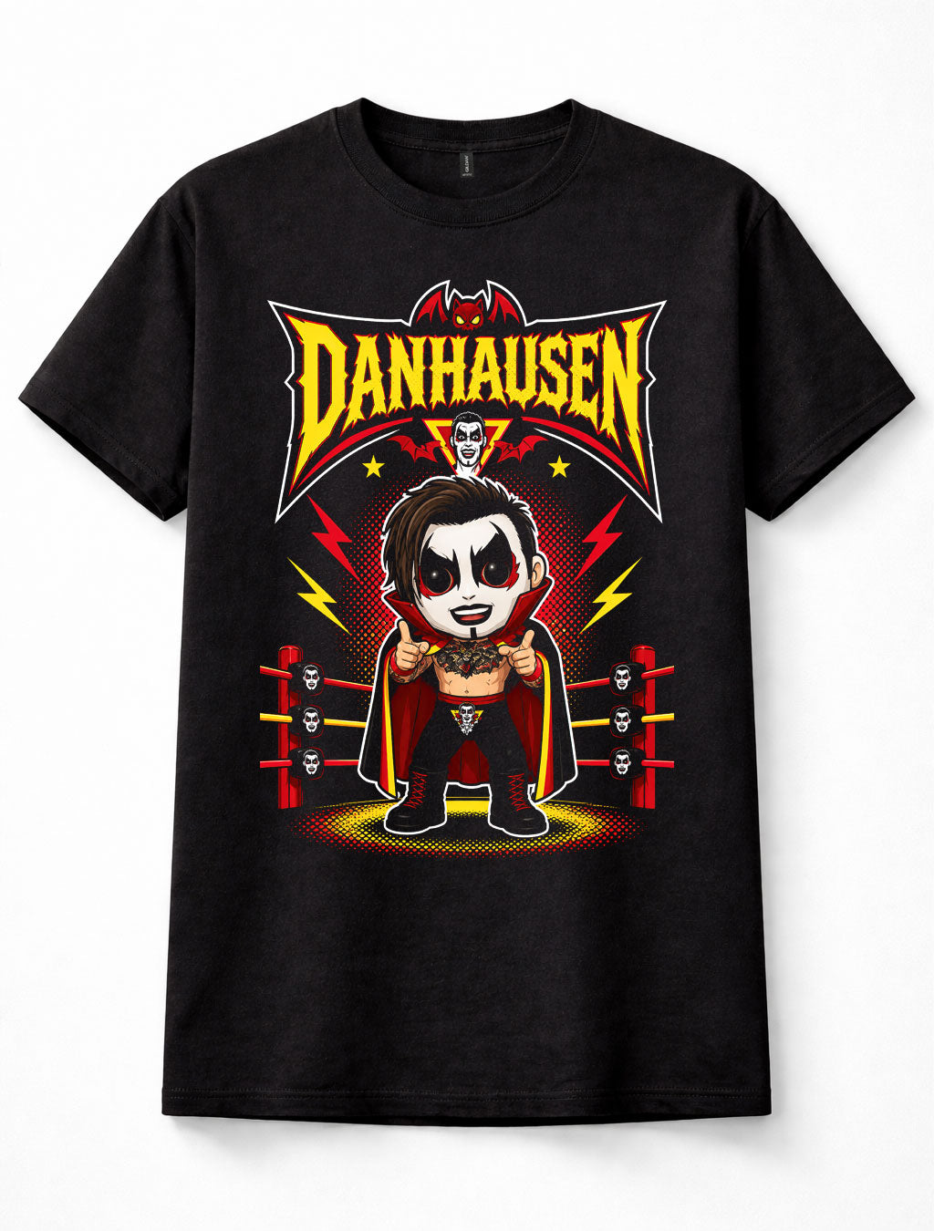 Danhausen WWE Very Nice Very Evil Wrestling Demon Pop Unisex T-Shirt