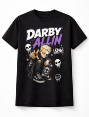 Darby Allin AEW Wrestling Skateboard Hardcore Icon Unisex T-Shirt
