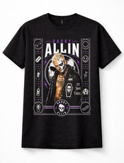 Darby Allin AEW Wrestling Skull Face Paint Skateboard Icon Unisex T-Shirt