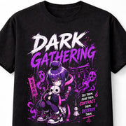 Dark Gathering Anime Horror Gothic Ghost Spirit Graphic Adults & Kids Unisex T-Shirt