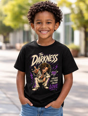 The Darkness I Believe In A Thing Called Love Graphic T-Shirt Classic Rock Band Music Fan Tee Glam Rock Adult & Kids Unisex T-Shirt