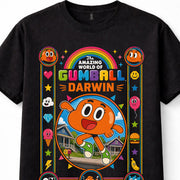 The Amazing World of Gumball Darwin Cartoon Graphic Tee Unisex T-Shirt