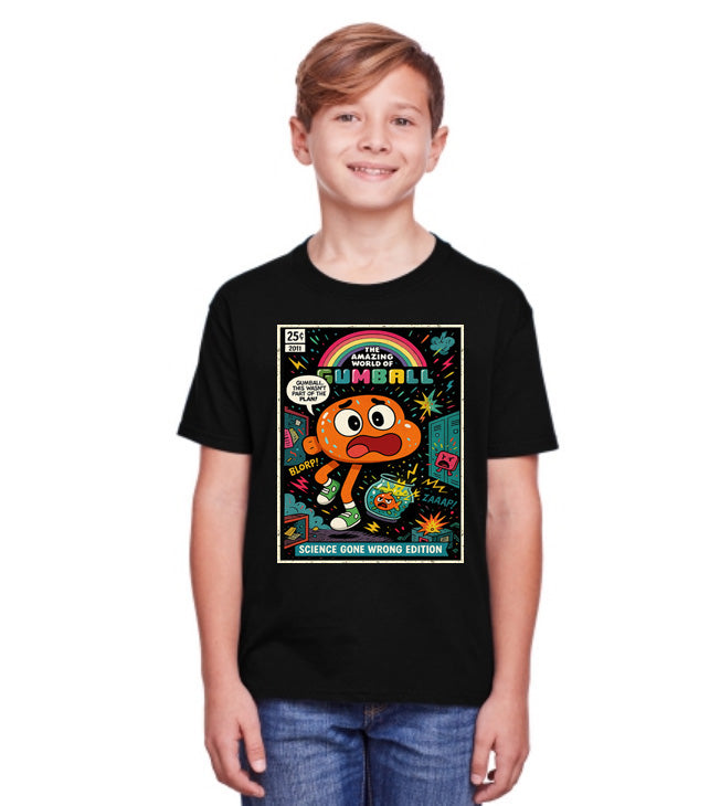 The Amazing World of Gumball Darwin Watterson Science Gone Wrong Cartoon Adults & Kids Unisex T-Shirt