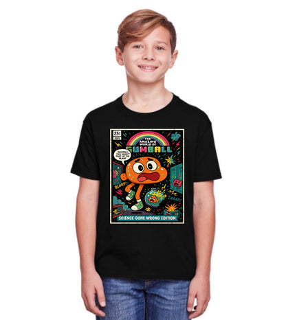 The Amazing World of Gumball Darwin Watterson Science Gone Wrong Cartoon Adults & Kids Unisex T-Shirt