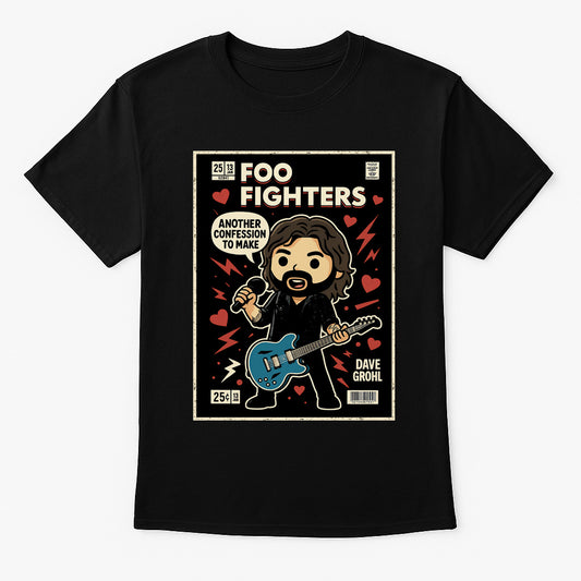 Foo Fighters Dave Grohl Alternative Rock Funko Pop Style Unisex T-Shirt