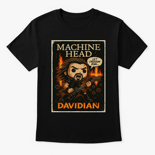 Machine Head Davidian Groove Metal Funko Pop Style Unisex T-Shirt