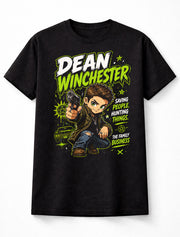 Dean Winchester Supernatural Hunter Graphic Tee TV Series Shirt Unisex Adults & Kids T-Shirt