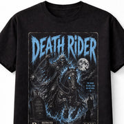 Death Rider Horror Grim Reaper VHS Gothic Graveyard Unisex T-Shirt