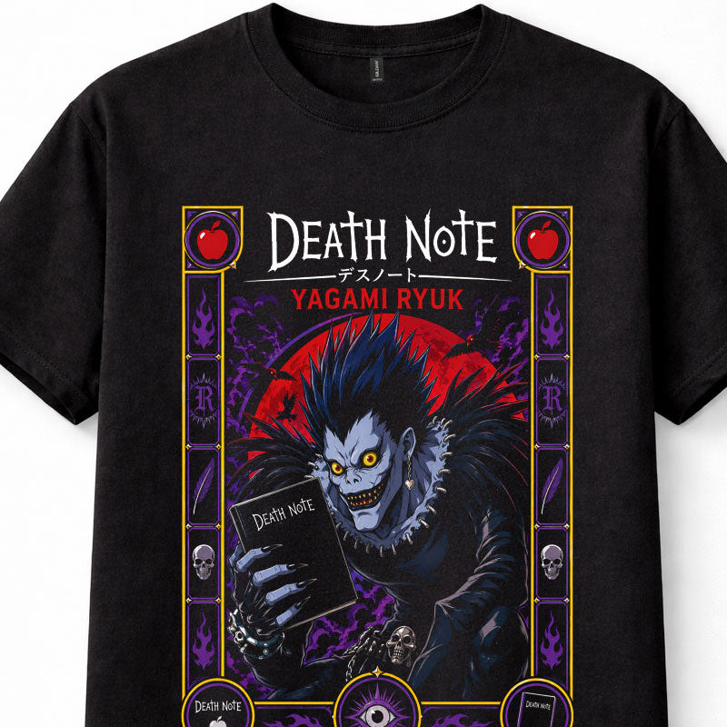 Death Note Ryuk Shinigami Anime Manga Gothic Horror Black Unisex T-Shirt