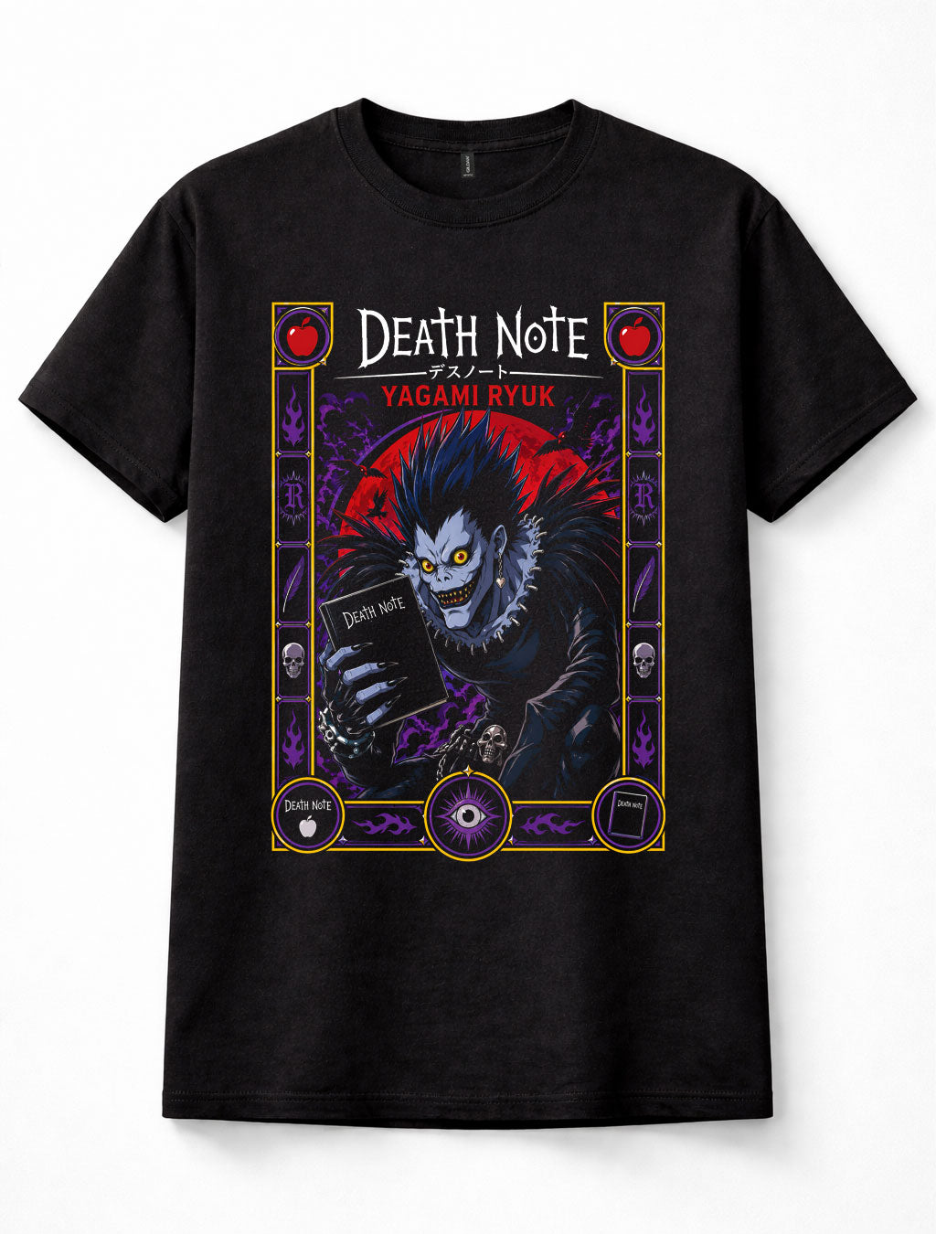 Death Note Ryuk Shinigami Anime Manga Gothic Horror Black Unisex T-Shirt