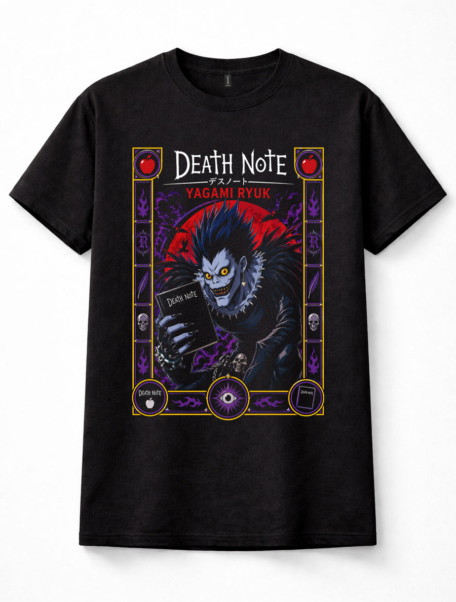 Death Note Ryuk Shinigami Anime Manga Gothic Horror Black Unisex T-Shirt