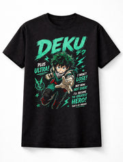 Deku My Hero Academia Izuku Midoriya Anime Plus Ultra Adults & Kids Unisex T-Shirt