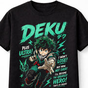 Deku My Hero Academia Izuku Midoriya Anime Plus Ultra Adults & Kids Unisex T-Shirt