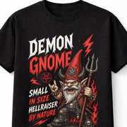 Demon Gnome Hellraiser Gothic Metal Devil Graphic Funny Unisex T-Shirt
