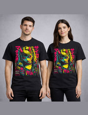 Anime Demon Girl Cyberpunk Manga Japanese Graphic Unisex T-Shirt