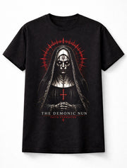 Demonic Nun Gothic Horror Occult Supernatural Unisex T-Shirt