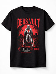 Deus Vult 1119 Knights Templar Crusader Medieval Knight Unisex T-Shirt