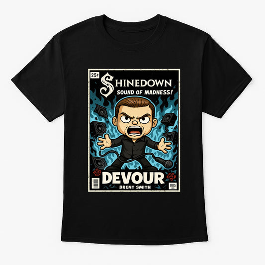 Shinedown Devour Hard Rock Funko Pop Style Unisex T-Shirt