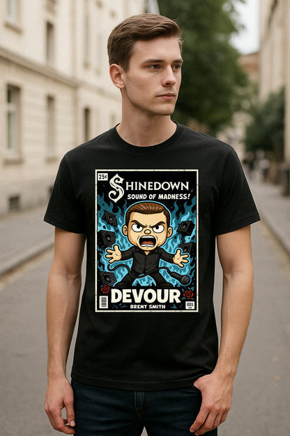 Shinedown Devour Hard Rock Funko Pop Style Unisex T-Shirt