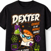Dexter Laboratory Genius Cartoon Science Quote Graphic Unisex T-Shirt