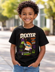 Dexter Laboratory Genius Cartoon Science Quote Graphic Unisex T-Shirt