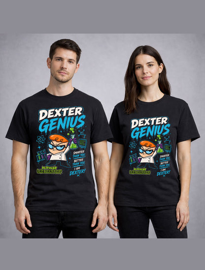 Dexter Genius Dexter's Laboratory Cartoon Science Graphic Unisex T-Shirt