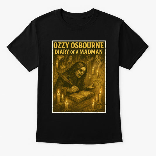 Ozzy Osbourne Diary of a Madman Unisex T-Shirt Classic Heavy Metal Tee