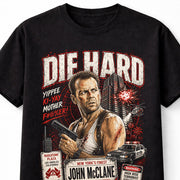 Die Hard John McClane Bruce Willis Action Movie Unisex T-Shirt