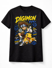 Digimon Anime Tai Kamiya Agumon Digivolve Graphic Cotton Adults & Kids Unisex T-Shirt