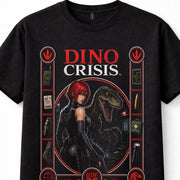 Dino Crisis Regina Raptor Survival Horror Retro Gaming Unisex T-Shirt