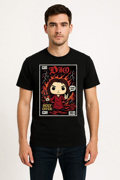 Dio Holy Diver Heavy Metal Funko Pop Style Unisex T-Shirt