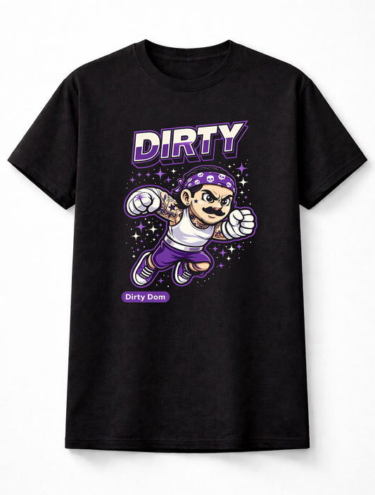 Dirty Dom Cartoon WWE Wrestler T-Shirt Dominik Mysterio Fan Unisex Adults & Kid